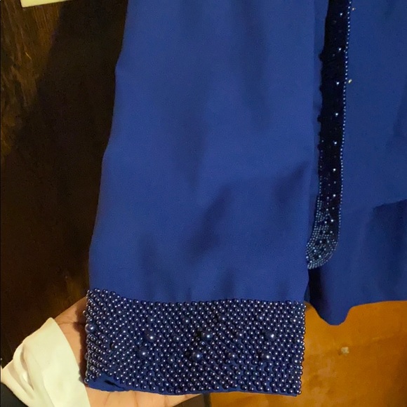 3 Peice Royal Blue Blazer Skirt - Picture 4 of 4